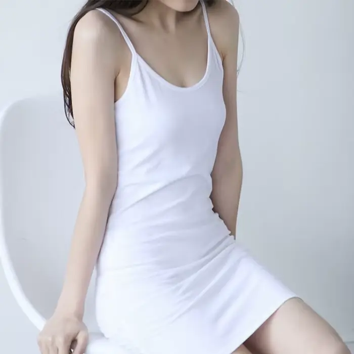 Sexy dámské mini šaty Camisole se spagetovými ramínky