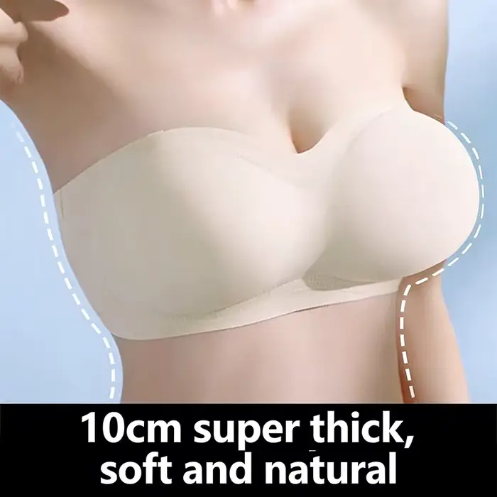 Ultra neviditelná push-up podprsenka pro ženy, polyester a nylonový materiál, stylový a pohodlný design pro všechny příležitosti