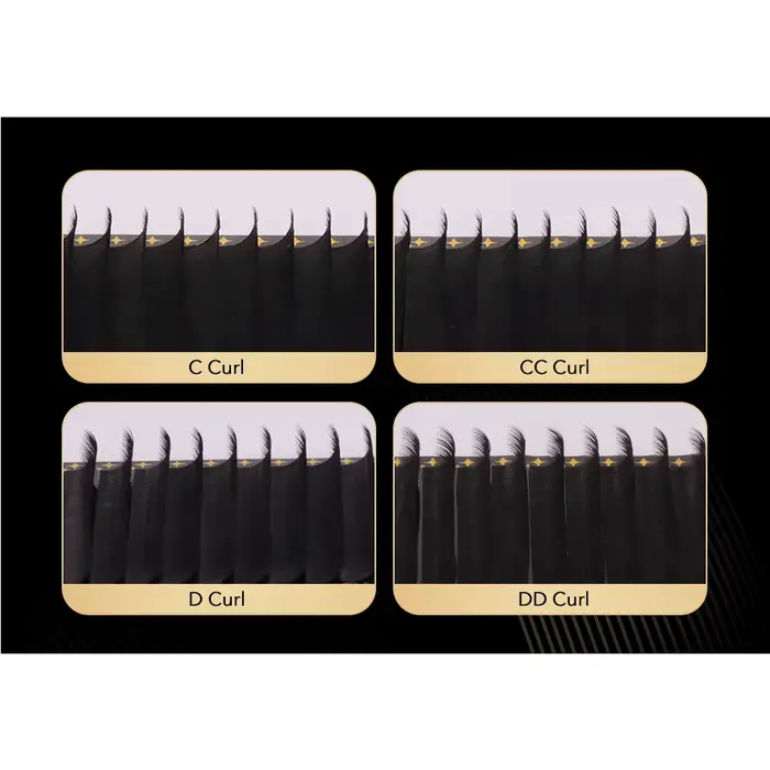 Extensions de cils individuelles Lashprofessor 5-20mm, cils en soie douce de qualité supérieure, noi