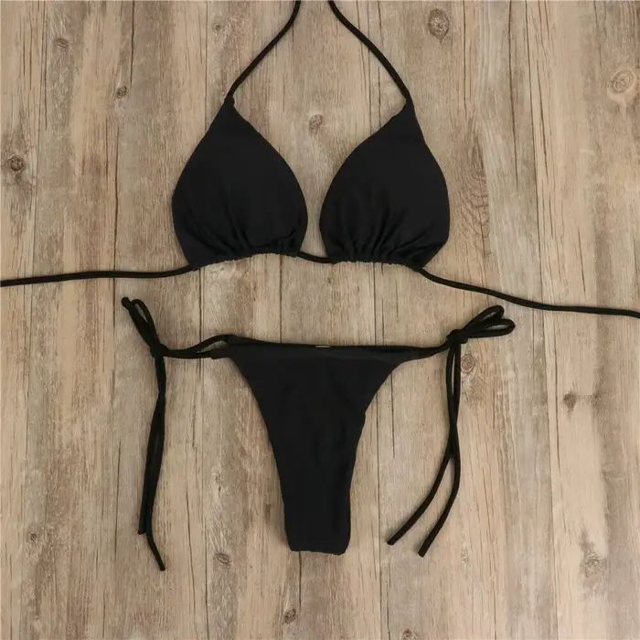 Dámský sexy bikini set s kravatou