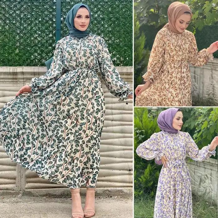 Abaya – robes d'été de luxe pour femmes musulmanes, en mousseline de soie, robes africaines élégante