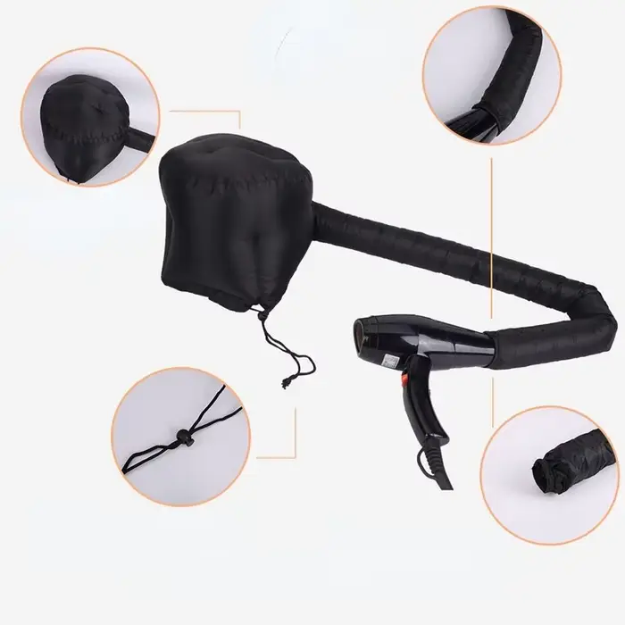 Bonnet de séchage de cheveux Portable Gorro Secador Touca Difusora vapeur séchage rapide huile cuite