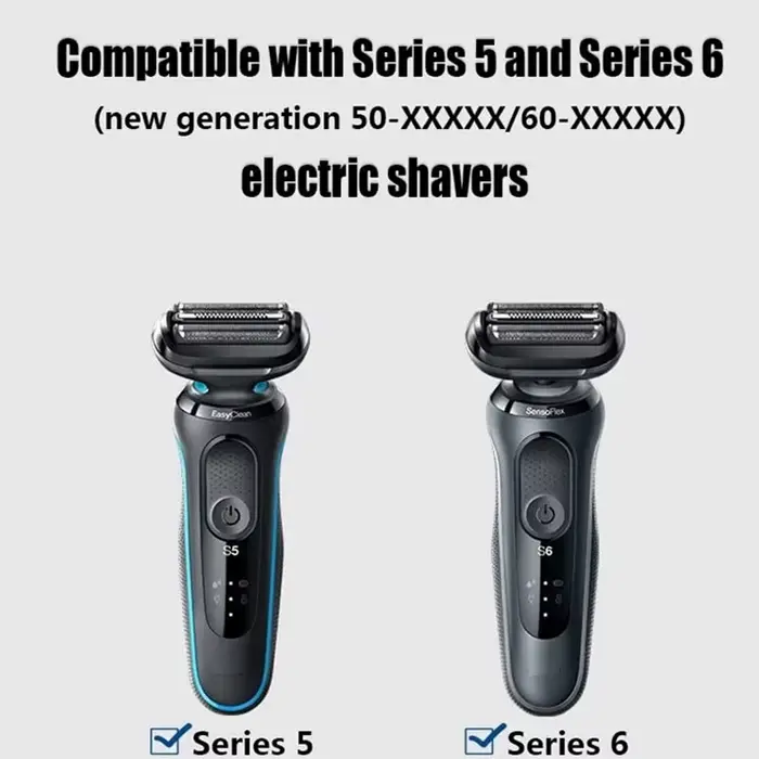 Lame de tête de rechange 52s pour rasoirs électriques Braun série 5, 5090/5190cc,5040/5140s,5030s,51