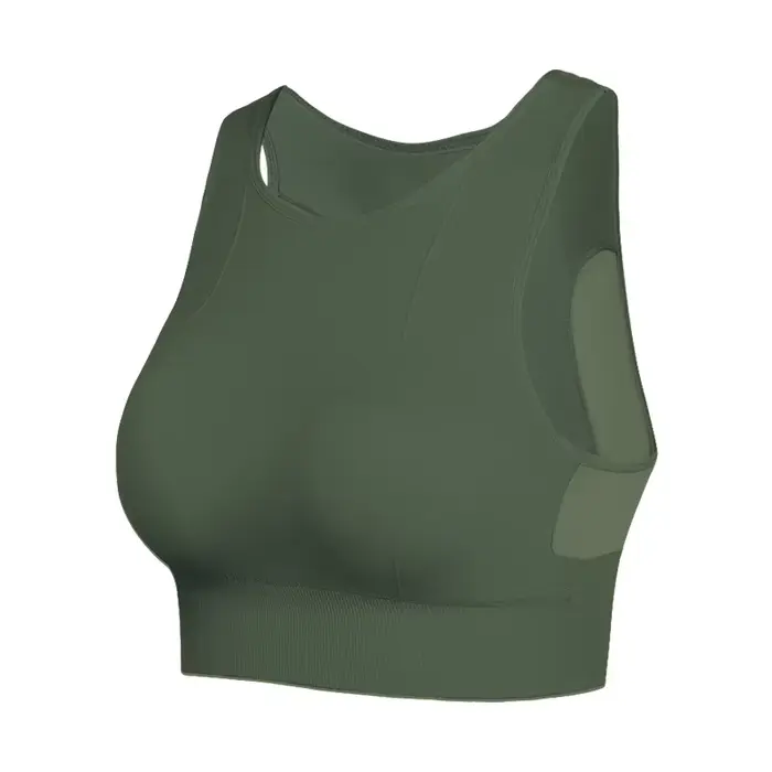 podprsenka sportovní bez backless velké velikosti s vysokou podporou a plné pokrytí pro ženy, tlumení nárazů, běh, jóga, fitness, bralette bez backless