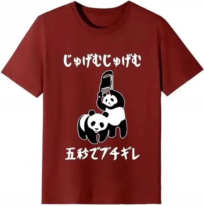 T-shirt à motif panda, « En cinq secondes, je vais appliquer la pression ! » T-shirt drôle, T-shirt 