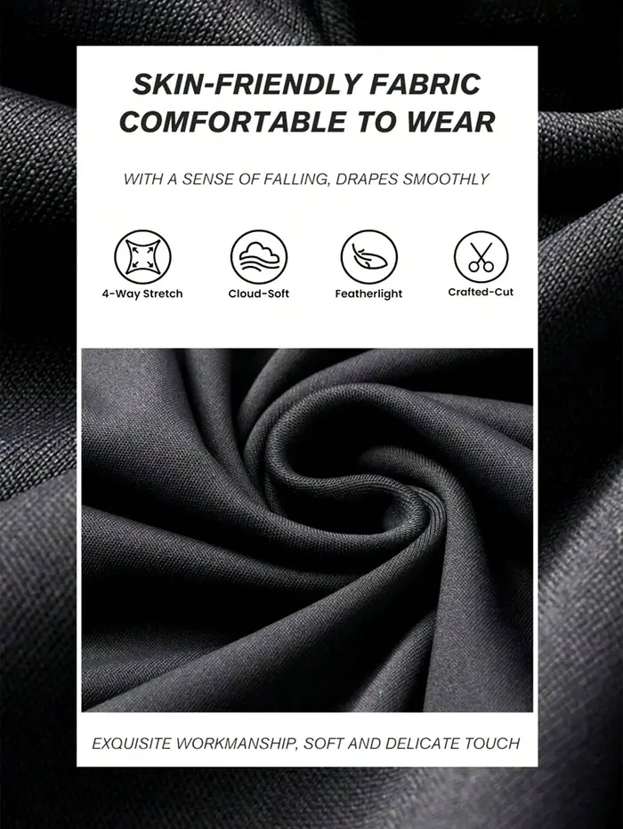Pantalon noir taille haute à cloche pour femmes, cordon de serrage à la taille, extensible, doux pou