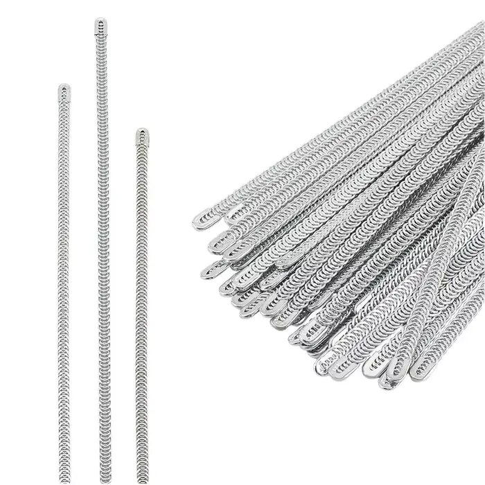 10 pièces Corset désossage rester, 0.25 "x 9" fil d'acier spirale désossage pour la fabrication de r