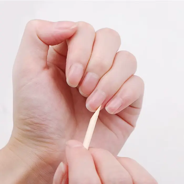 Bâtons en bois Orange (11,5 cm), 100 pièces, poussoir à cuticules pour Nail Art, bâtons de manucure 