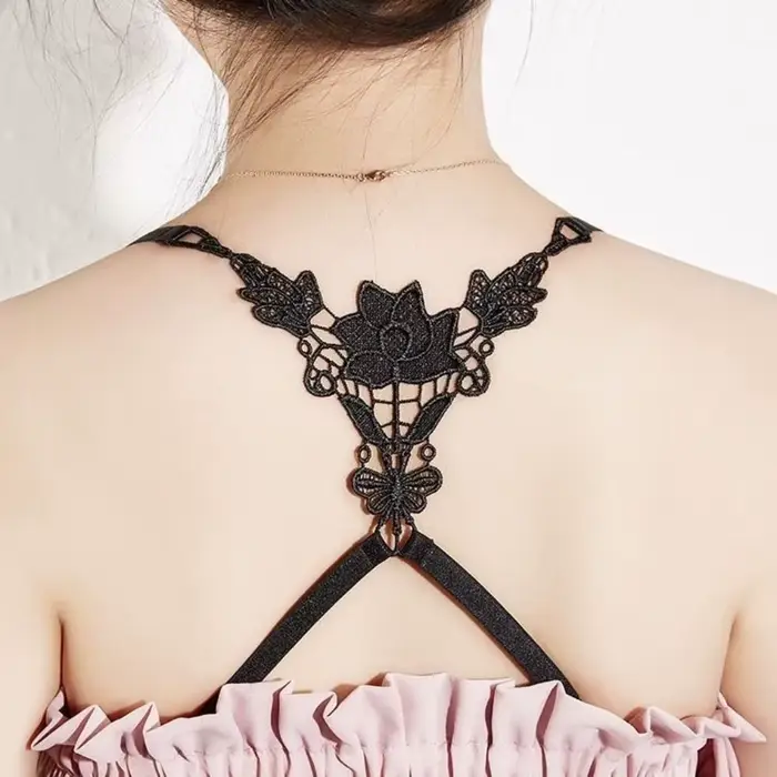 3 ks kříž krása zpět podprsenka bez ramínek motýl podprsenka bez ramínek květinová podprsenka příslušenství spodní prádlo Crossbody