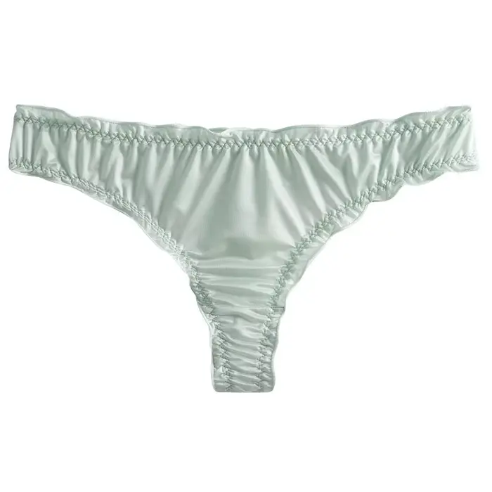 Sexy tanga kalhotky pro ženy, svůdné tanga, dřevěné náušnice, tangas, ultra tenké tanga, ledové hedvábí, neviditelné spodní prádlo