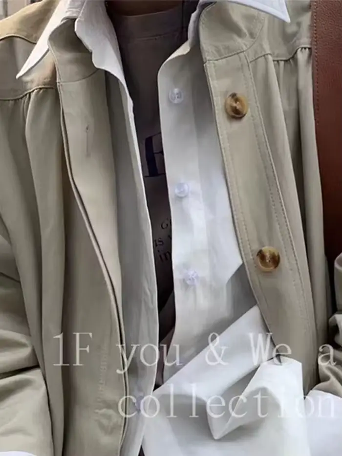 Lautaro-Manteau long à simple boutonnage pour femme, vêtements de luxe, pardessus décontracté, print