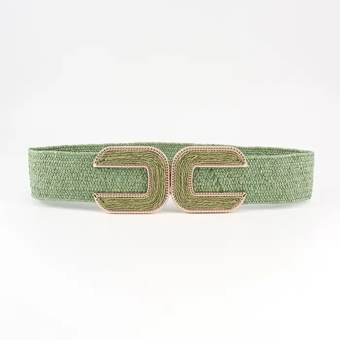 Ceinture de Corset Rétro en Forme de U, Large et artificiel astique, Respirante et Décontractée