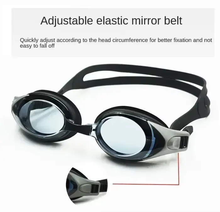 Lunettes de natation pour hypermétropie, avec Spray Anti-buée, pour enfants et adultes, ensemble de
