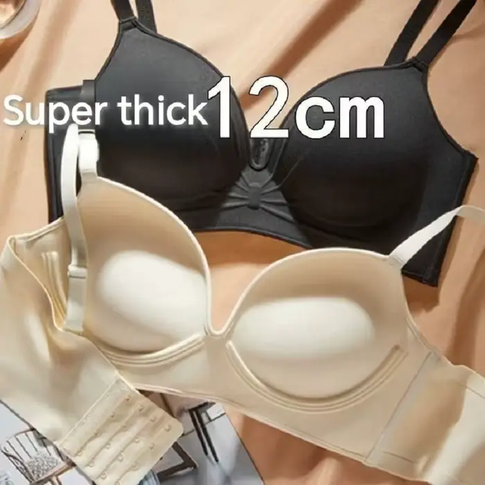 Super pohodlná push-up podprsenka 12CM pro plochý hrudník a malá prsa - Ultra silné vycpávky