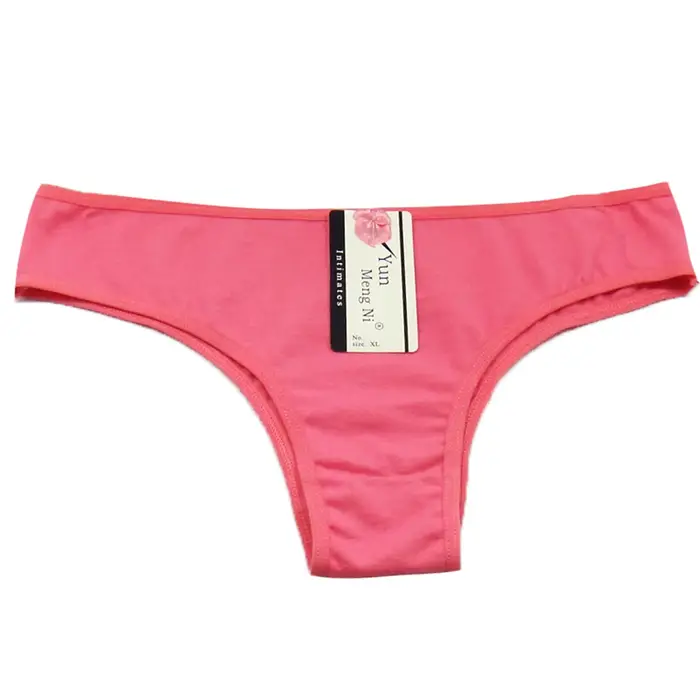 Sexy trojúhelníkové kalhotky z bavlny pro ženy, bikiny, sada 3 kusů