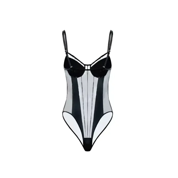 Vêtements Sexy et ajustés pour femmes, mise en forme du col en v profond, bretelles réglables, soutien-gorge rembourré doux renforcé, haut