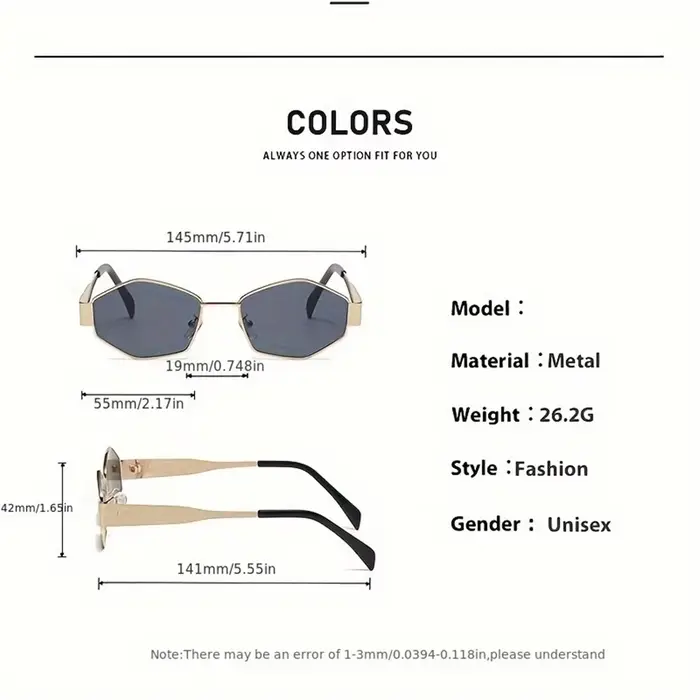 2 pièces Vintage Style Punk lunettes de soleil rétro rond cadre en métal femmes lunettes de soleil l