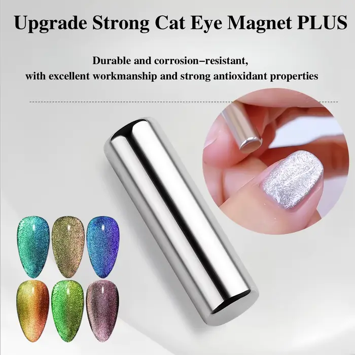 Stylo magnétique rond pour vernis Gel œil de chat, peinture des ongles, bâton magnétique puissant, o