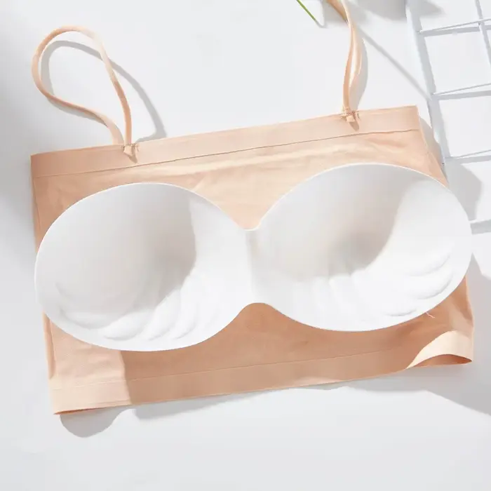 Taille confortable beauté dos enveloppement poitrine bustier tubulaire fille sans anneau en acier Camisole soutien-gorge sous-vêtements nouvelle femme Simple beauté dos