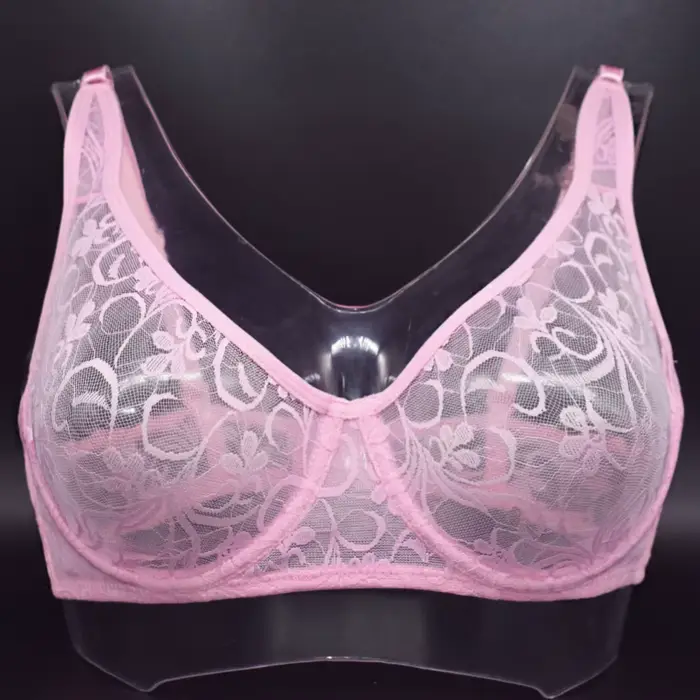 Jemný květ vyšívané krajky podprsenka pro ženy sexy spodní prádlo bez komprese tři čtvrtiny šálek perfektní fit zvláštní příležitosti