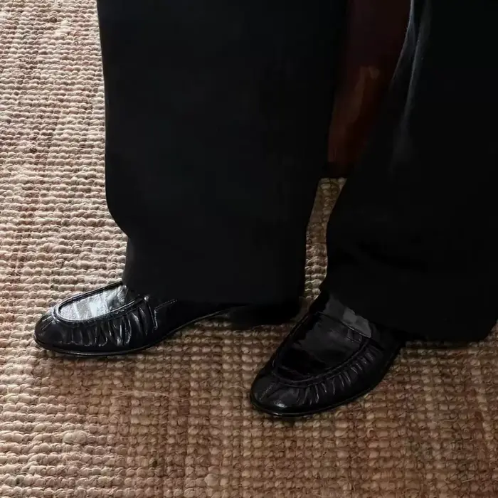 Mocassins en daim pour femmes, chaussures plates décontractées à enfiler, confortables, à talon bas,