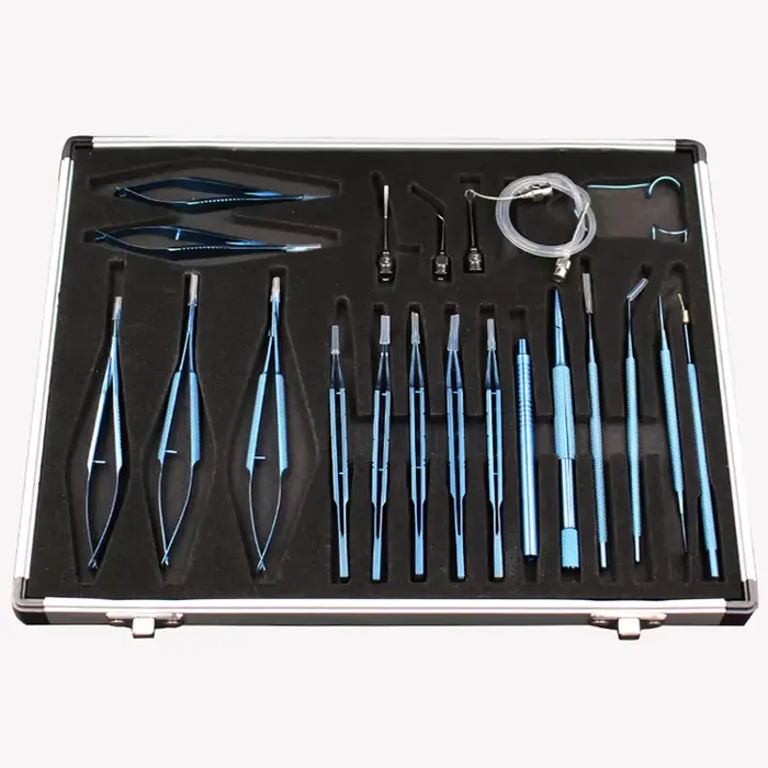 Instruments de micropropormicro-danse, équipement de beauté, outils, paquet de 21 pièces, ciseaux, p