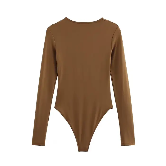 MUJER 2025 Dámské Sexy Bodysuit Dámské Bustier Body Top s dlouhým rukávem Dámské Bodysuit Letní vrcholy Spodní prádlo