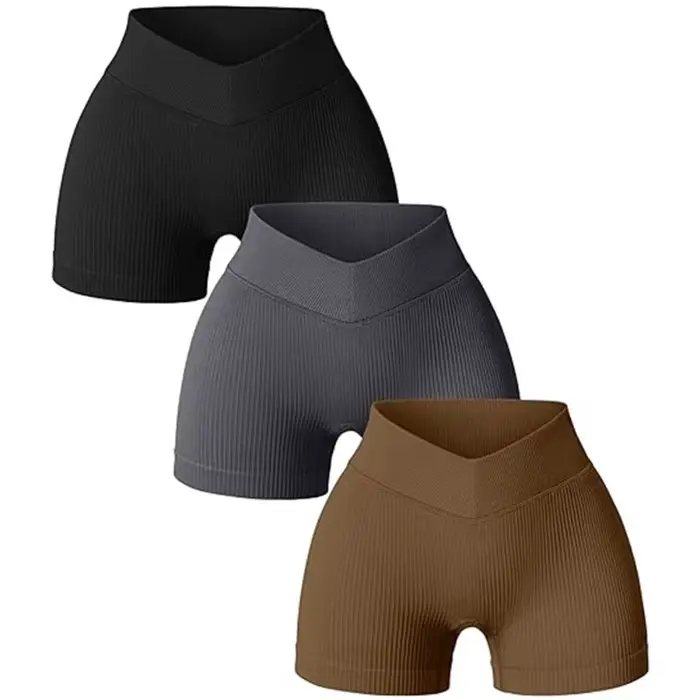 Femmes taille haute entraînement Fitness Yoga Shorts gymnastique course Yoga Leggings Scrunch fesses