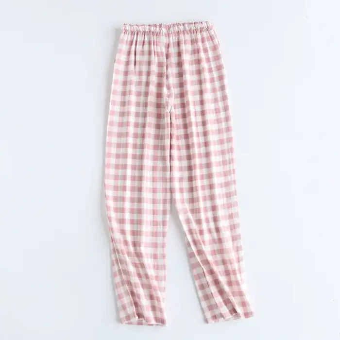 Pyjamas d'hiver pantalons de maison pour femmes pantalons élastiques en vrac chaud épaissir Fannel P